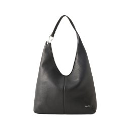Calvin Klein Geantă de umăr 'Asymmetric Slouch' negru