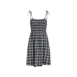 KARL LAGERFELD JEANS Rochie de vară gri deschis / negru / alb