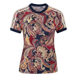 ADIDAS ORIGINALS Tricou 'Liberty London Cali' bleumarin / maro / maro deschis / roșu