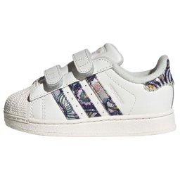 ADIDAS ORIGINALS Sneaker 'Liberty London Superstar II' verde petrol / mov lavandă / mov închis / alb