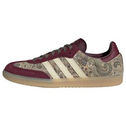 ADIDAS ORIGINALS Sneaker low 'Samba OG X Liberty London' ecru / kaki / oliv / roșu burgundy