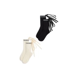 Karl Lagerfeld Șosete ' Logo-Schnürsocken - 2er-Packung ' negru