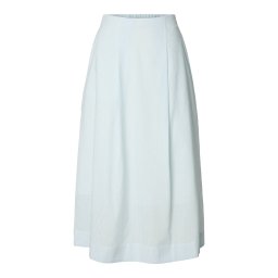 SELECTED Fustă 'SLFHANNAH' albastru deschis / alb
