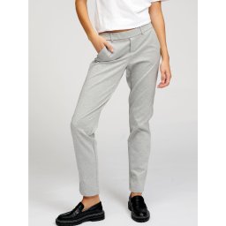 TEESHOPPEN Pantaloni eleganți 'Haylie' gri amestecat