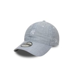 NEW ERA Șapcă sport '9TWENTY New York Yankees MLB Seersucker' albastru marin / albastru pastel