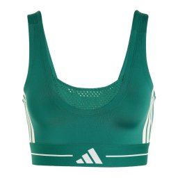 ADIDAS PERFORMANCE Sutien sport 'Hyperglam' fildeş / verde jad / alb