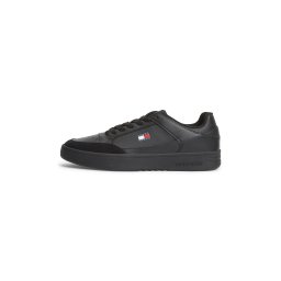Tommy Jeans Sneaker low 'Mixed Texture Basketball' negru