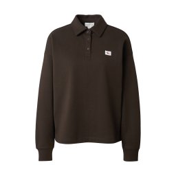 Calvin Klein Jeans Bluză de molton maro închis