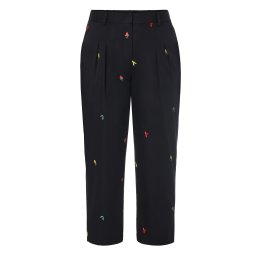 TATUUM Pantaloni cutați 'Zoki' bleumarin / galben / verde / roșu