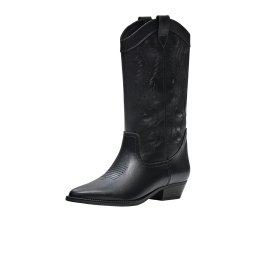 Bershka Cizme de cowboy negru