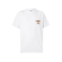 Carhartt WIP Tricou 'Coffee Break' maro deschis / negru / alb