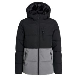 Jack & Jones Junior Geacă de iarnă 'Owen' gri / negru