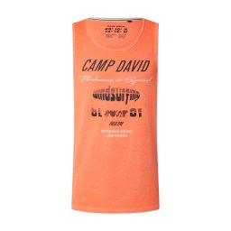 CAMP DAVID Tricou 'Windsurfing' lila / portocaliu / negru / alb