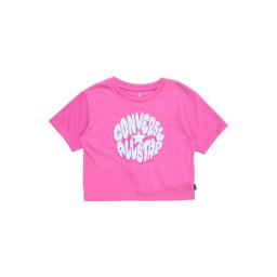 CONVERSE Tricou 'BUBBLE' albastru aqua / mov orhidee