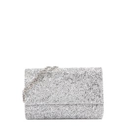 mascara Clutch argintiu