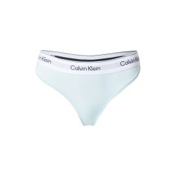 Calvin Klein Underwear Tanga verde mentă / alb