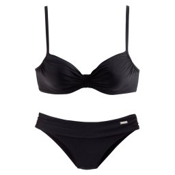 LASCANA Costum de baie două piese negru