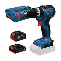 Bosch - GSB 18V-52 - Masina de gaurit si insurubat cu percutie cu 2 acumulatori, Li-Ion, 18 V, 2/4 Ah, 73 Nm, motor fara perii, led iluminare, valiza speciala