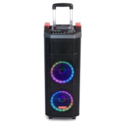 Boxa portabila KBTUS-608,FM radio , TWS, 600 W , 80 W (RMS) negru