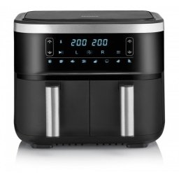 Friteuza 2850 W 2x 3.8 L FR 2453 Negru