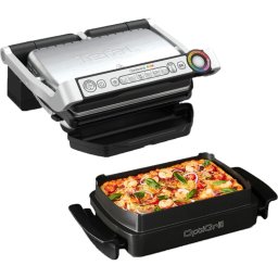 Gratar electric GC714D, 2000 W, Argintiu