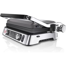 Gratar electric Multigrill 9 PRO CG9167, 2200 W, 3 moduri de gatit, Argintiu/Negru
