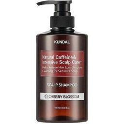 Natural Caffeine & Intensive Scalp Care+ Cherry Blossom Scalp Shampoo - Šampon proti vypadávání vlasů s kofeinem