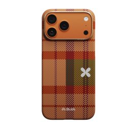 Husa Husa Pitaka pentru iPhone 17 Pro, Flora in Grid, Edge Case, Cloud Dusk