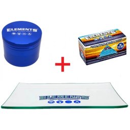 Elements Blue Combo Grinder Ø55mm + Tava securizata + Rola Foite 5m
