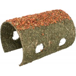 Trixie tunel de fân cu morcovi pentru rozătoare (21 x 16 x 30 cm) 800 g