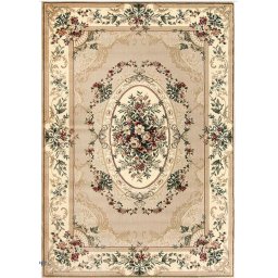 Covor Lotos 1557-110, Marime 250 x 350 cm, Bej, Crem, Inaltime Fir 8 mm, Antialergic, Polipropilena, Living, Dormitor, Sufragerie, Birou