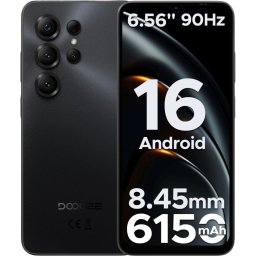 Telefon Doogee Note 56 X, 4G, Octa-Core, 6.56 HD+ 90Hz, 3GB RAM, 64GB, 6150mAh, Android 16, Black