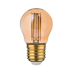 Bec LED G45 chihlimbar E27, 4,5 W, 230 V, 2200 K