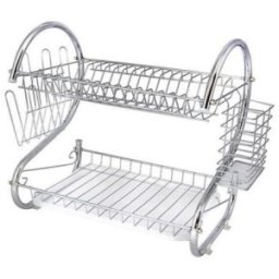 Set 2 x Suport pentru Vase Etajat, din Inox, 27 x 39 x 39 cm, Z-inox
