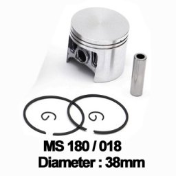 Piston complet pentru drujba Stihl MS 180 / 018, diametru 38 mm