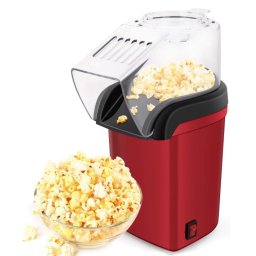 Aparat cu Aer Cald de facut Popcorn A209 fara ulei de 1200W Rosu