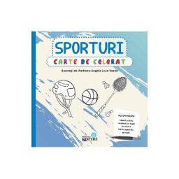 Carte de colorat. Sporturi