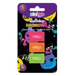 Guma de sters Strigo Neon, 3 buc/set, SSC002X3 BL