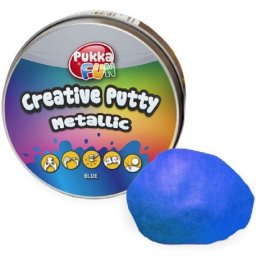 Plastilina Pukka in cutie metalica, 60g, albastru 8328-FUN(5)