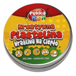 Plastilina Pukka sensibila la caldura, 60g, verde