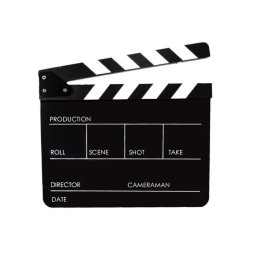 Clacheta Black-White clapperboard din plexiglas pentru studio de filmare