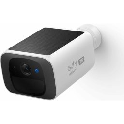 Camera de supraveghere SoloCam S220, Wireless, Panou Solar, Rezolutie 2K, 2.4 GHz Wi-Fi, IP67, Alb