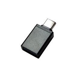 ADAPTOR Spacer pt. smartphone, de la USB 2.0 (Mama) la Type-C (Tata), negru, "SPAD-USBF-TYPECM-02" (timbru verde 0.08 lei)