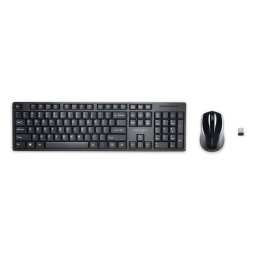 Tastatura Kit ProFit Low-Profile- Tastatura USB + Mouse Optic USB Wireless Negru