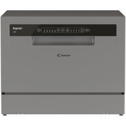 Masina de spalat vase CP 6E51LS, 6 seturi, 5 programe, Clasa E, L 55 cm, Argintiu