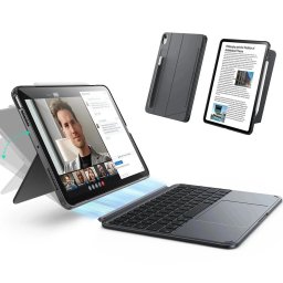 Husa pentru iPad Air 13 (2024) / iPad Air 13 (2025) - ESR Shift Keyboard Case - Dark Gray
