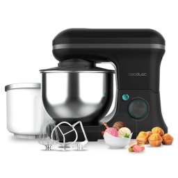 Robot de bucatarie Mixer Planetar, Cecomixer Merengue 5L Ice-Cream, 1200 W, Bol 5 L, 6 viteze, Negru