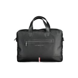 Servietă neagră pentru bărbați Tommy Hilfiger
