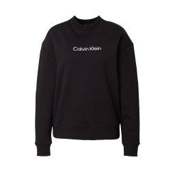 Calvin Klein Bluză de molton 'Hero' negru / alb