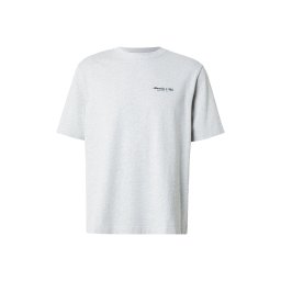 Abercrombie & Fitch Tricou gri deschis / verde jad